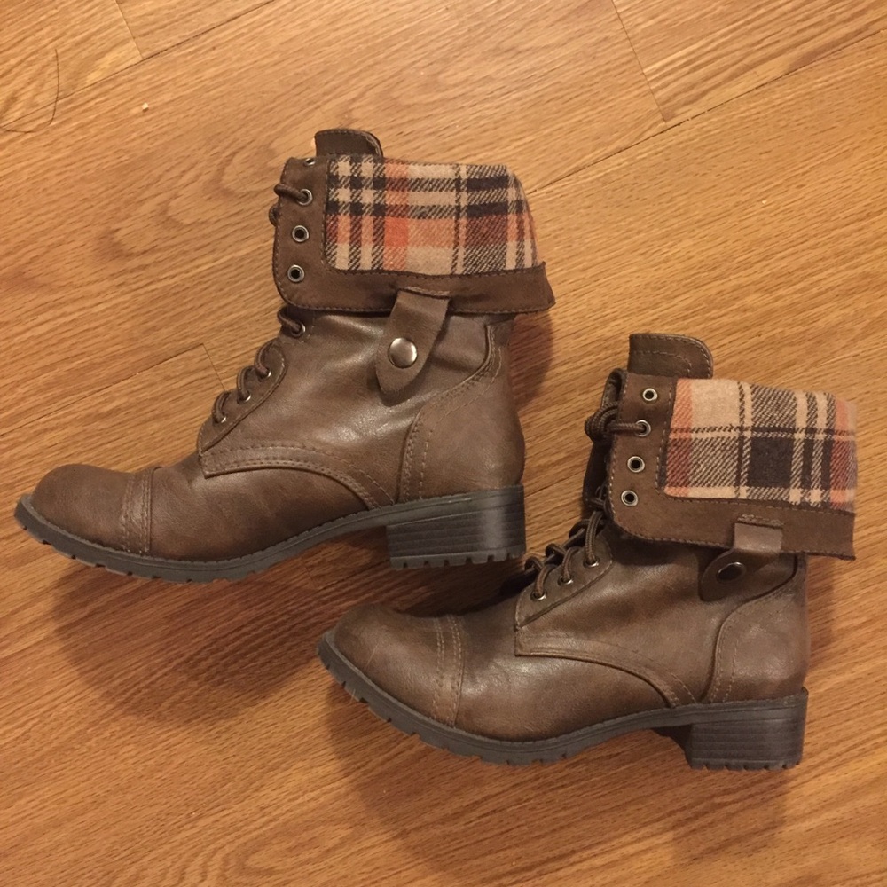 Lace Up Combat Boots